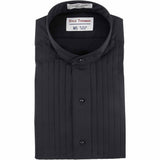 Boy's 1/2" Pleat Banded Collar Tuxedo Shirt