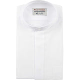 Men's Banded Collar Dress Shirt