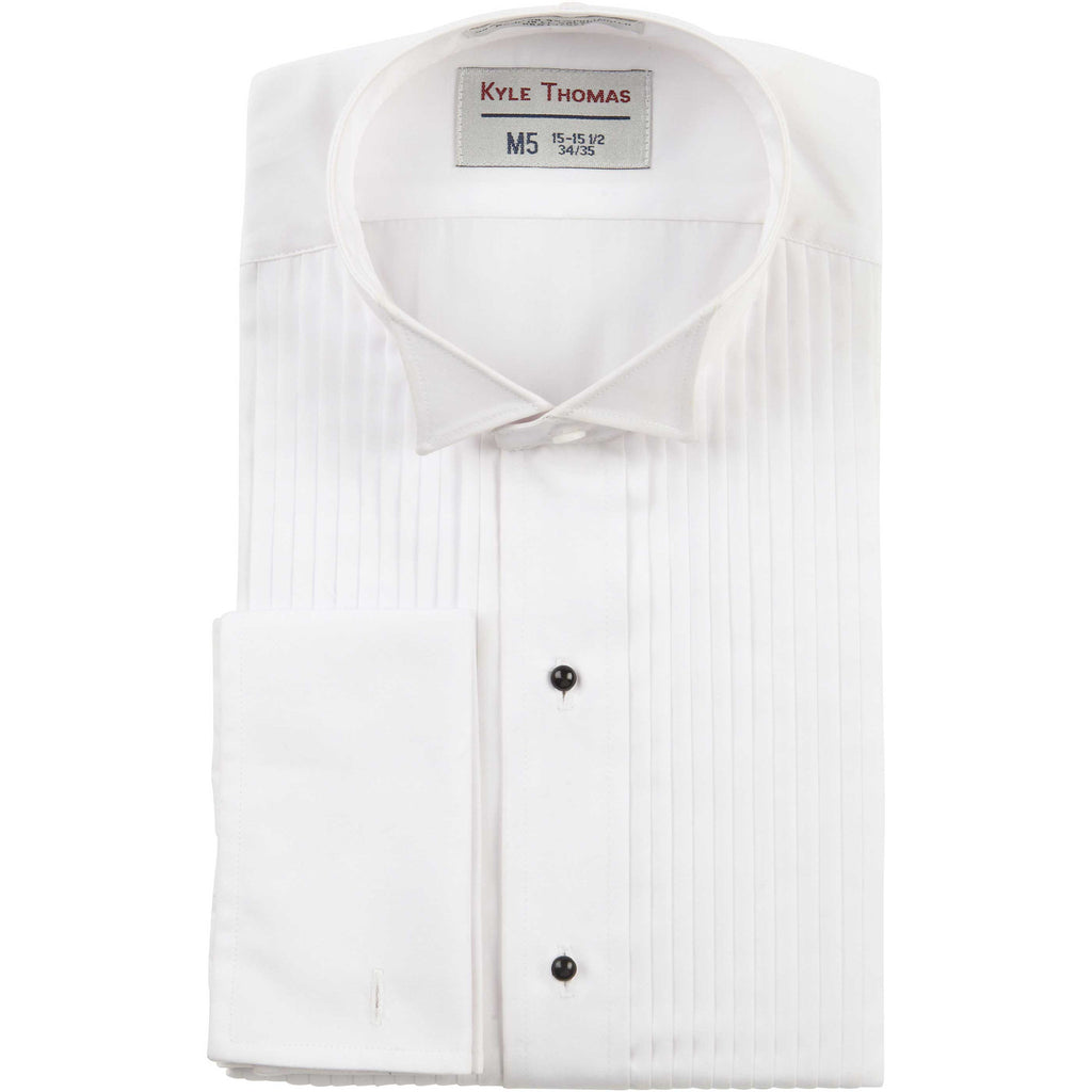 Men's Cotton Rich Wing Collar Tuxedo Shirt