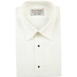 Men's Micro Fiber Laydown Collar Shirt - Ivory