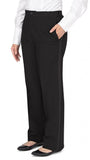 Women's Polyester Plain Front Tuxedo Pant