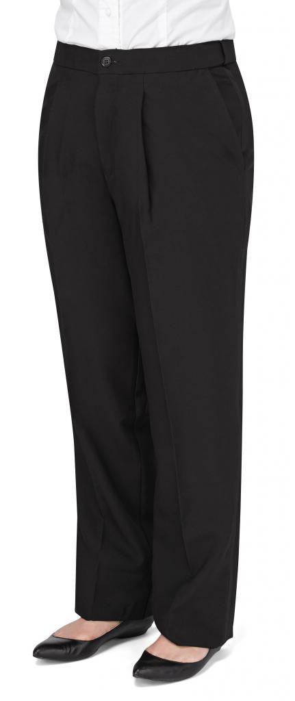 Women's Polyester Pleated Front Pant