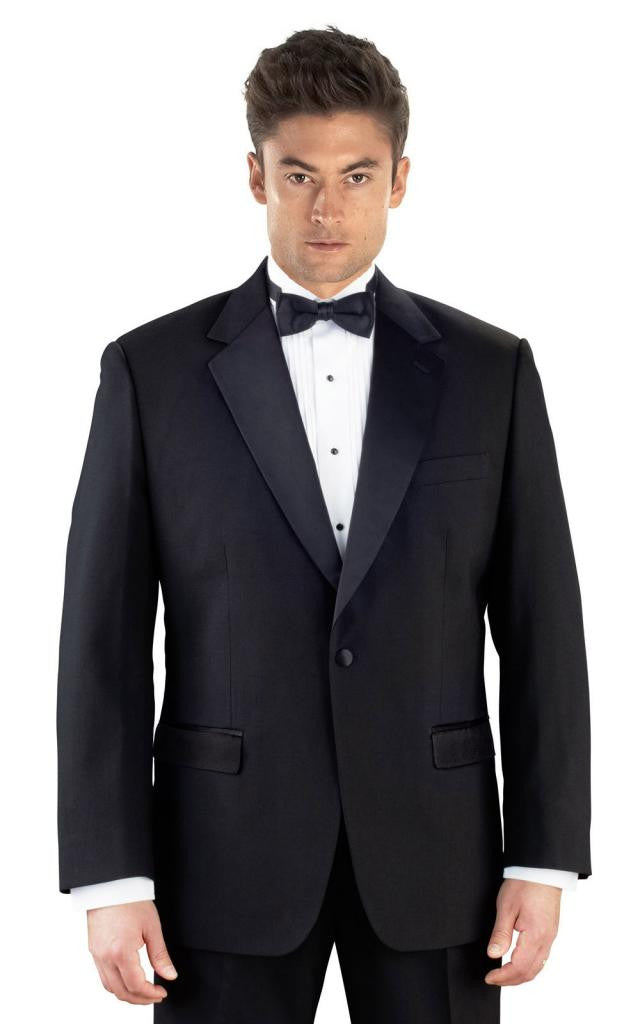 Mens Polyester One Button Notch Tuxedo Jacket