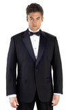 Mens Polyester One Button Notch Tuxedo Jacket